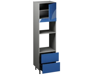 Single Oven Microwave with Drawers (2150 x 600)