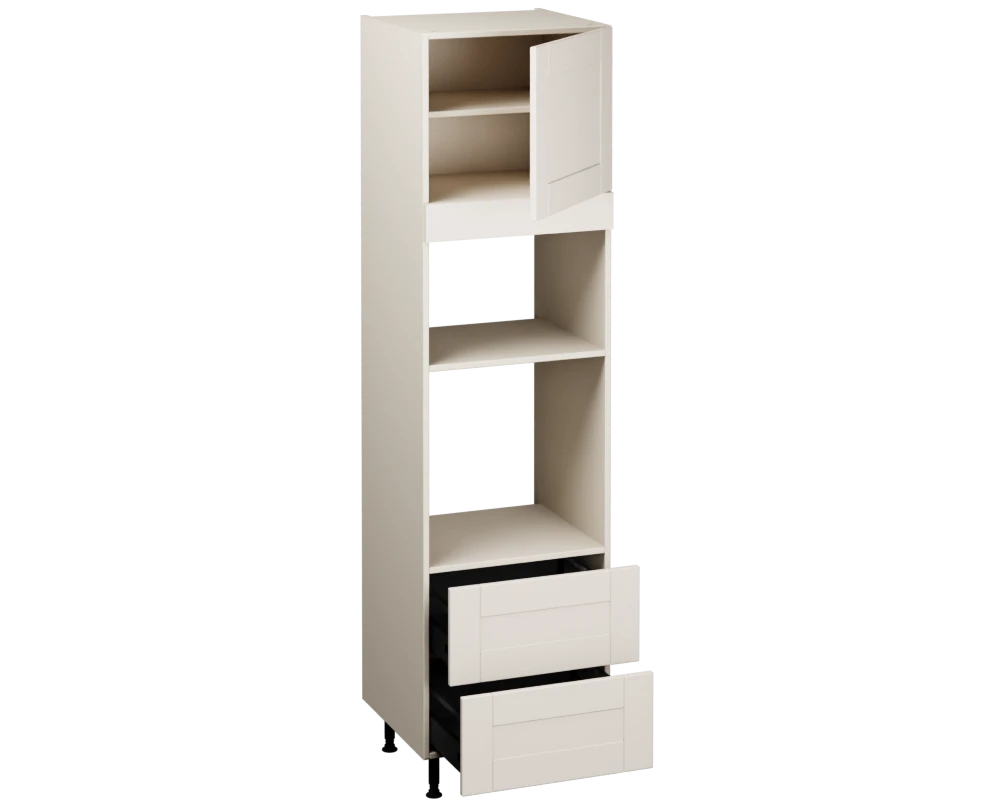 Single Oven Microwave with Drawers (2150 x 600)