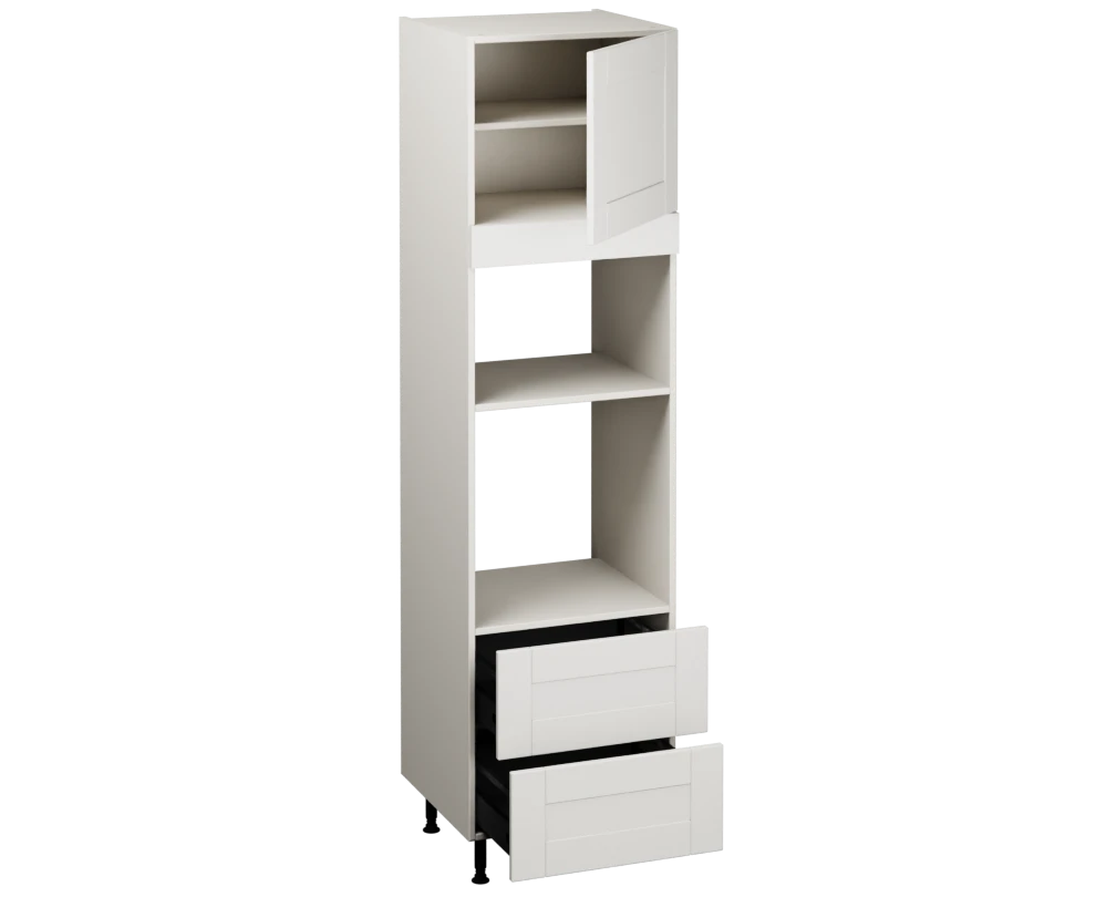 Single Oven Microwave with Drawers (2150 x 600)