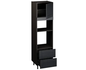 Single Oven Microwave with Drawers (2150 x 600)