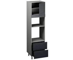 Single Oven Microwave with Drawers (2150 x 600)