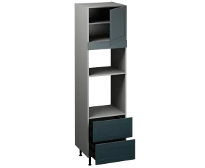 Single Oven Microwave with Drawers (2150 x 600)