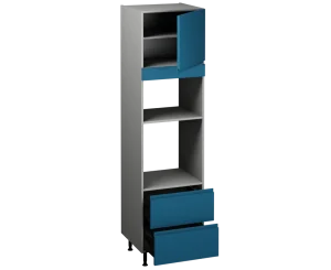 Single Oven Microwave with Drawers (2150 x 600)