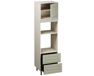 Single Oven Microwave with Drawers (2150 x 600)