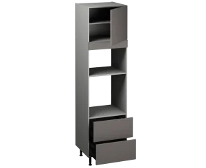 Single Oven Microwave with Drawers (2150 x 600)
