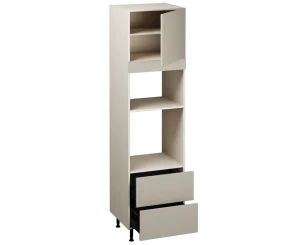 Single Oven Microwave with Drawers (2150 x 600)