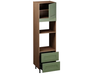 Single Oven Microwave with Drawers (2150 x 600)