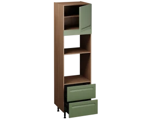 Single Oven Microwave with Drawers (2150 x 600)
