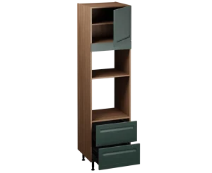 Single Oven Microwave with Drawers (2150 x 600)