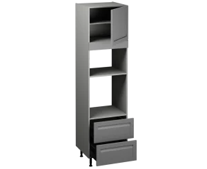 Single Oven Microwave with Drawers (2150 x 600)