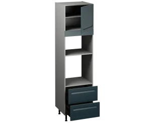 Single Oven Microwave with Drawers (2150 x 600)