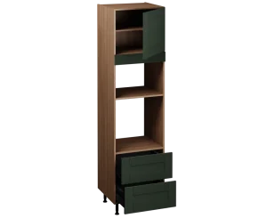 Single Oven Microwave with Drawers (2150 x 600)