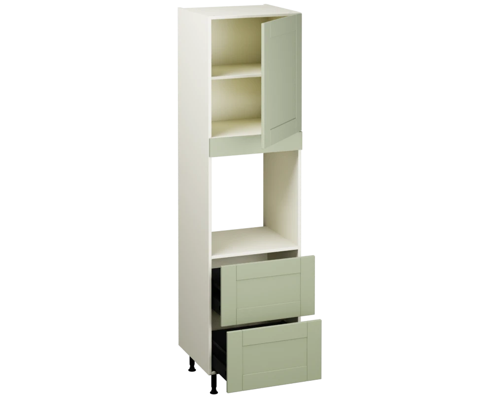 Single Oven Unit with Drawers (2150 x 600)