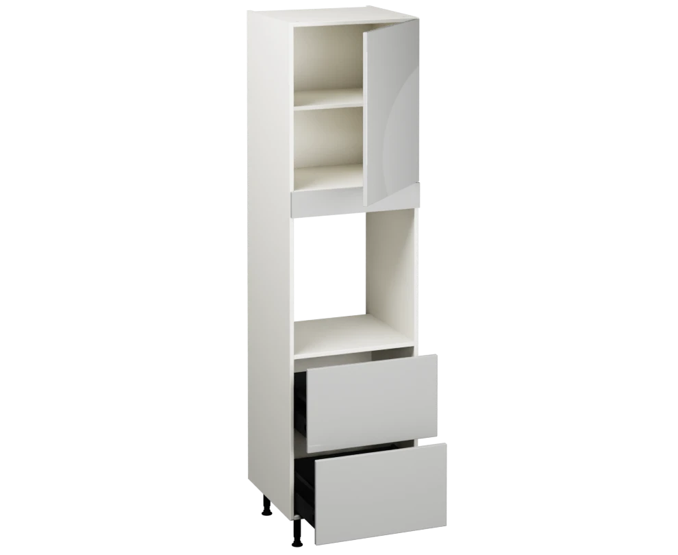 Single Oven Unit with Drawers (2150 x 600)