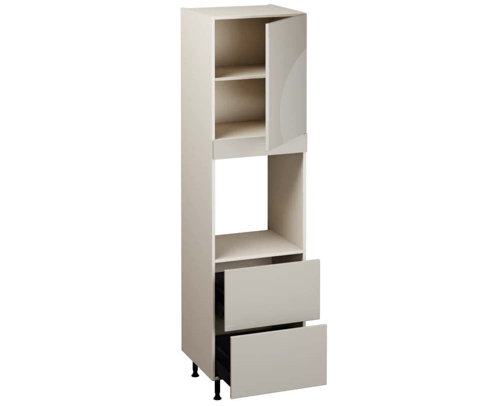 Single Oven Unit with Drawers (2150 x 600)