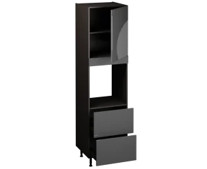 Single Oven Unit with Drawers (2150 x 600)