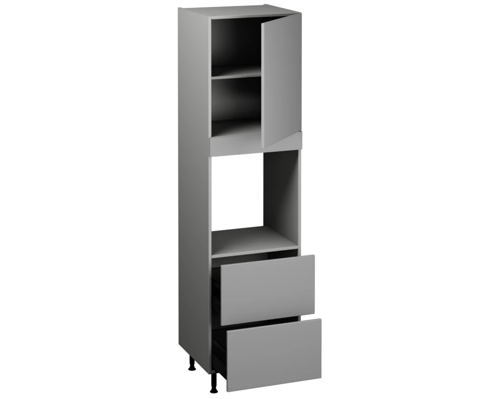 Single Oven Unit with Drawers (2150 x 600)