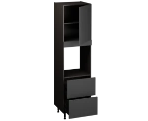 Single Oven Unit with Drawers (2150 x 600)