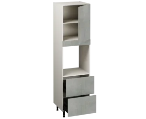 Single Oven Unit with Drawers (2150 x 600)