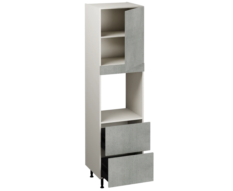 Single Oven Unit with Drawers (2150 x 600)