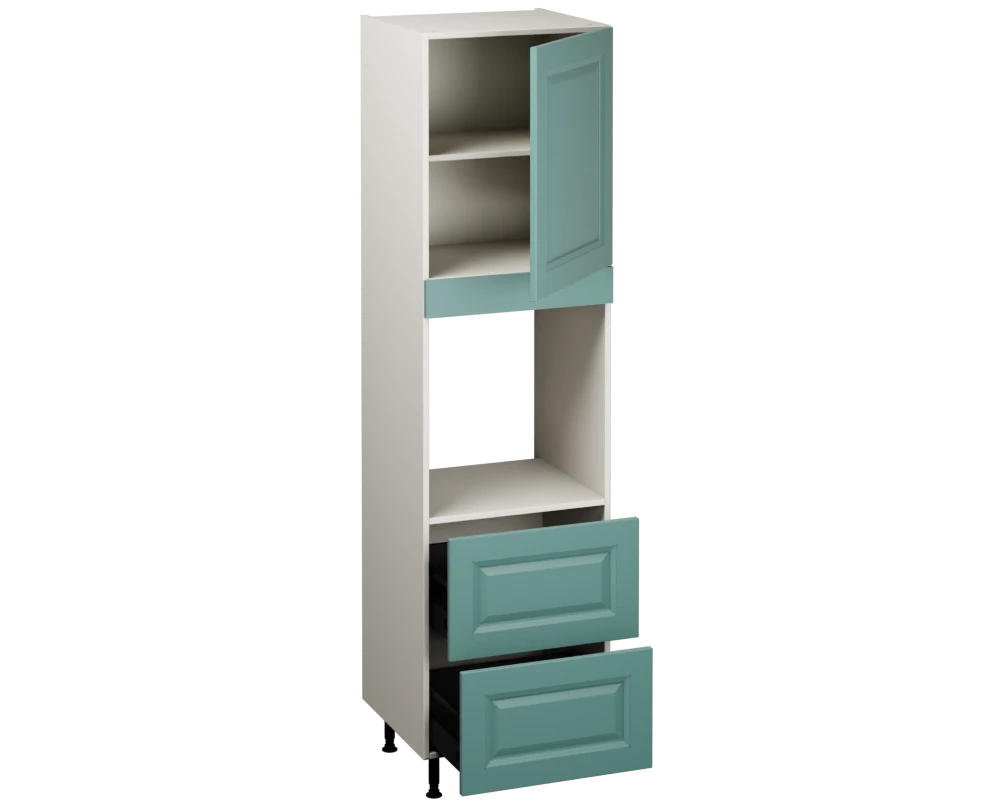 Single Oven Unit with Drawers (2150 x 600)