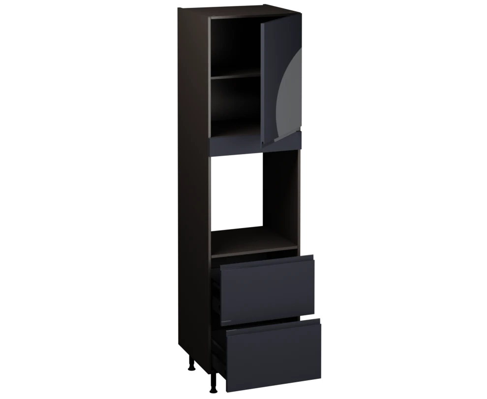 Single Oven Unit with Drawers (2150 x 600)