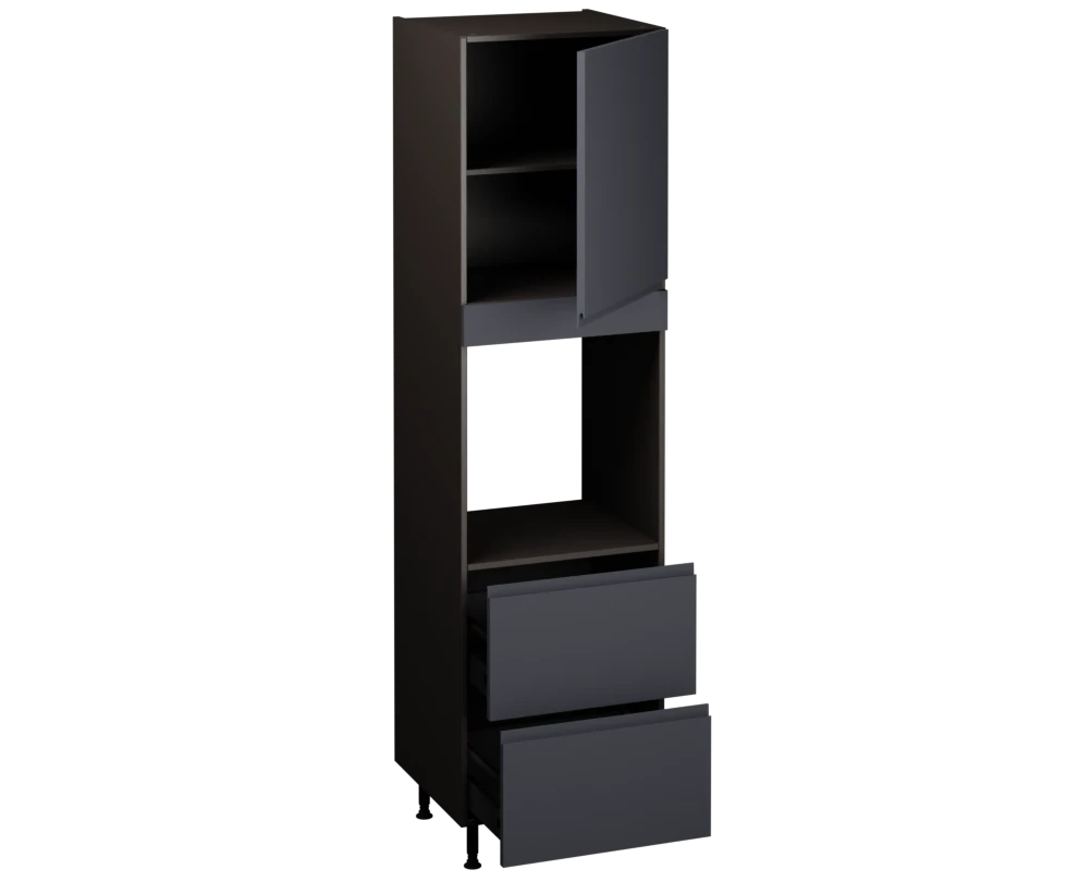Single Oven Unit with Drawers (2150 x 600)