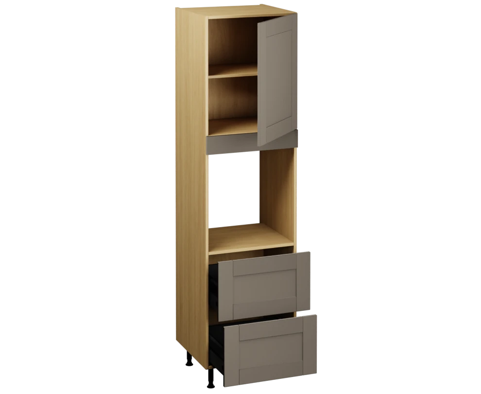 Single Oven Unit with Drawers (2150 x 600)