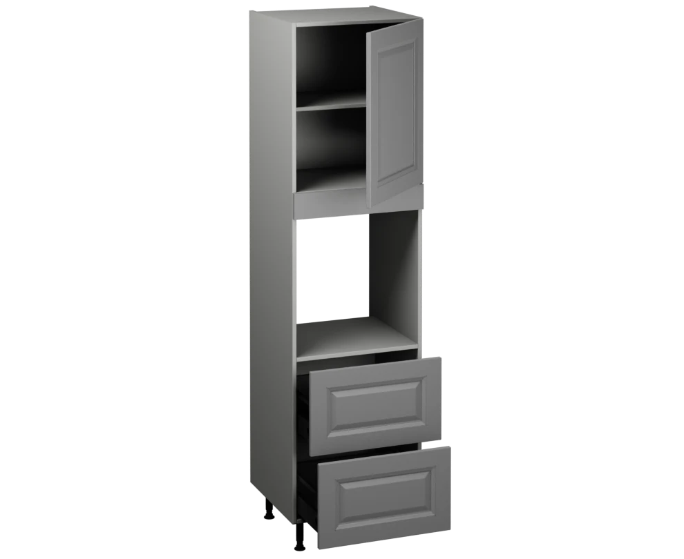 Single Oven Unit with Drawers (2150 x 600)