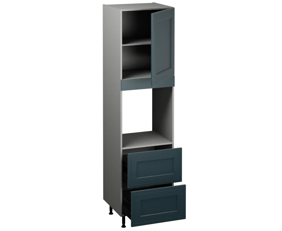Single Oven Unit with Drawers (2150 x 600)