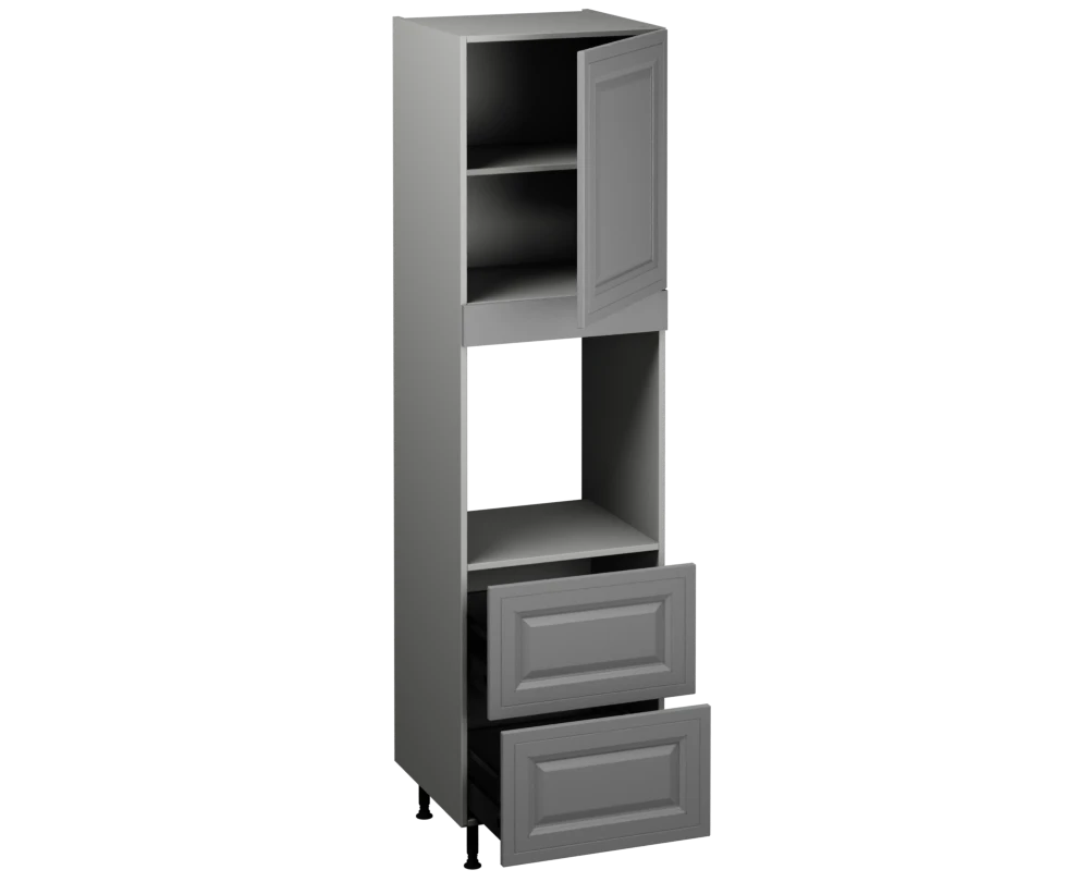 Single Oven Unit with Drawers (2150 x 600)