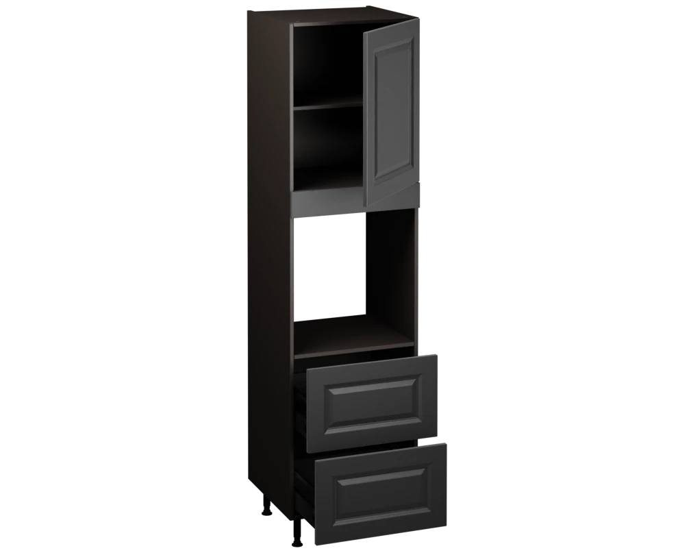 Single Oven Unit with Drawers (2150 x 600)