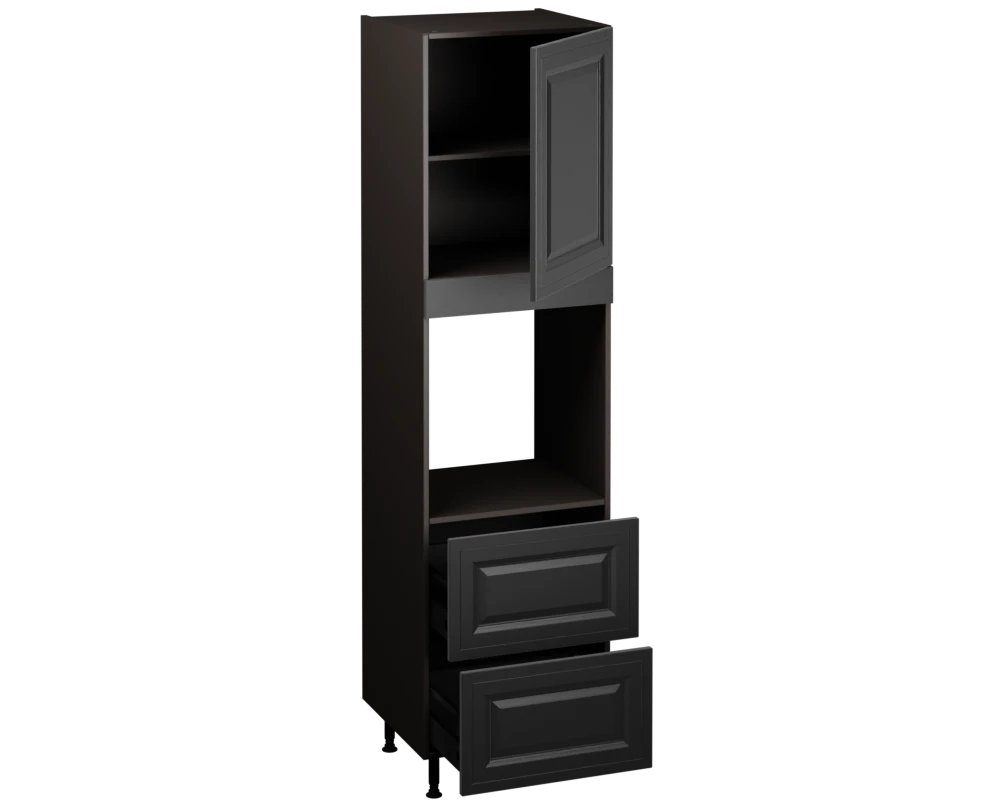 Single Oven Unit with Drawers (2150 x 600)