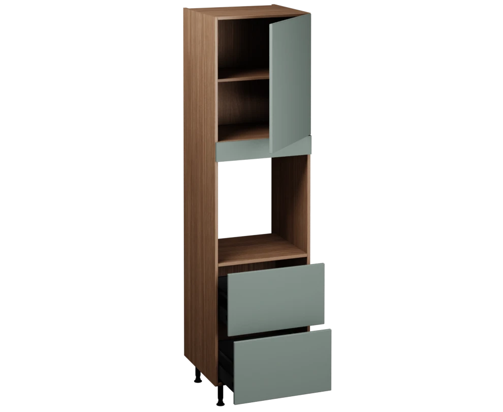 Single Oven Unit with Drawers (2150 x 600)
