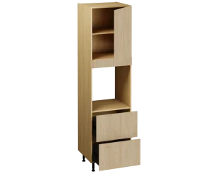 Single Oven Unit with Drawers (2150 x 600)