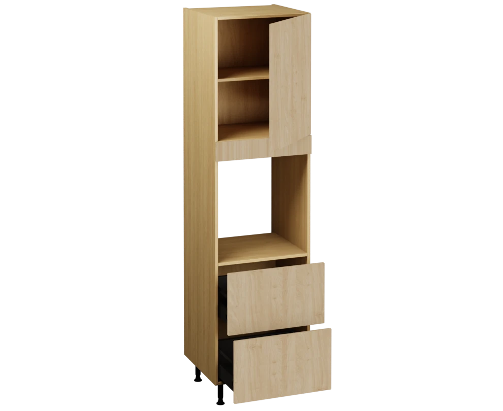 Single Oven Unit with Drawers (2150 x 600)