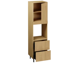 Single Oven Unit with Drawers (2150 x 600)