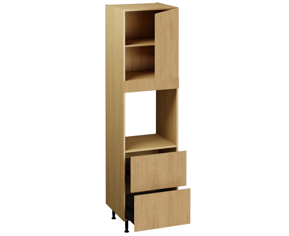 Single Oven Unit with Drawers (2150 x 600)