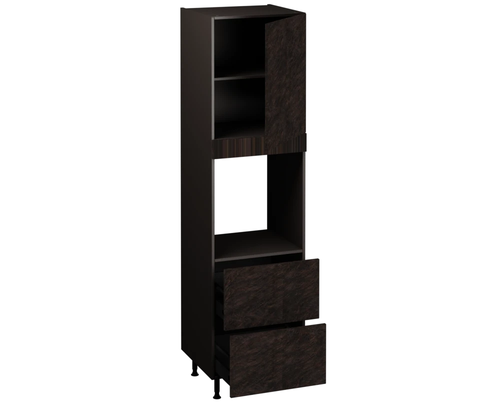 Single Oven Unit with Drawers (2150 x 600)