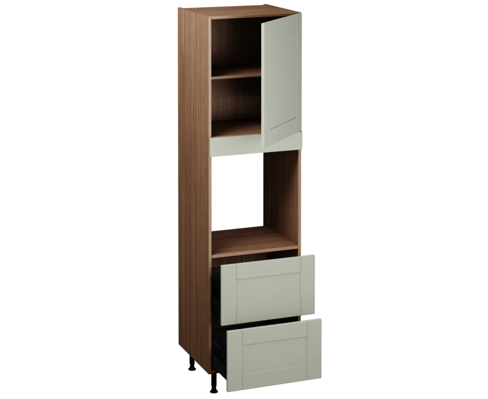 Single Oven Unit with Drawers (2150 x 600)