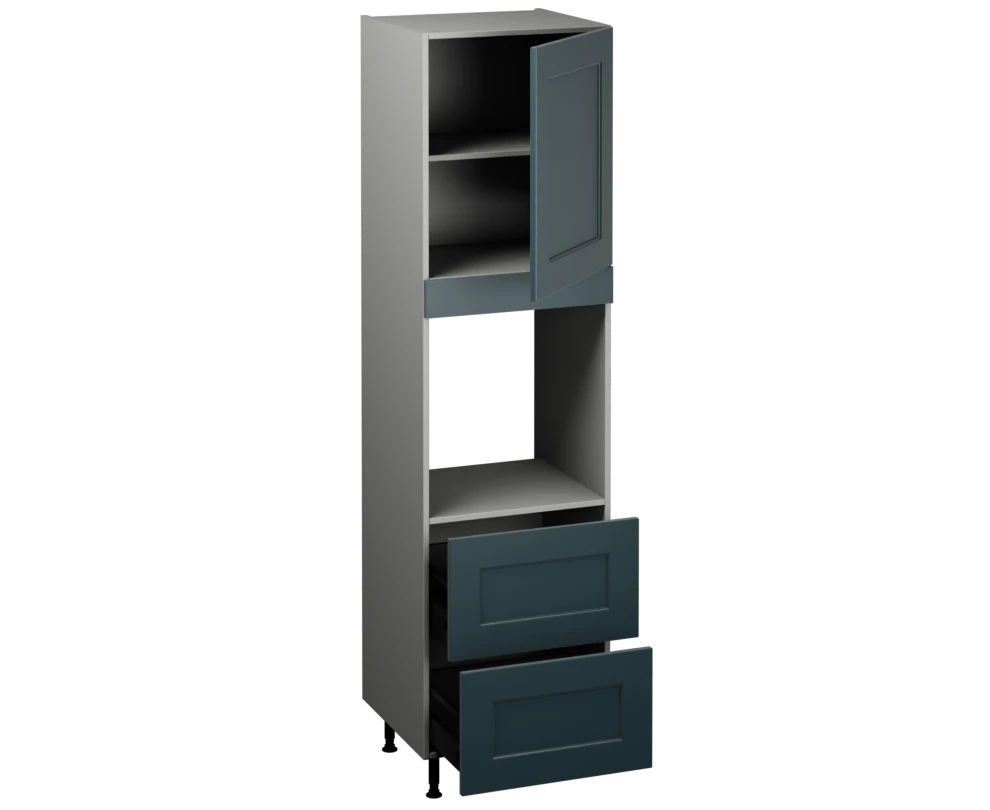 Single Oven Unit with Drawers (2150 x 600)
