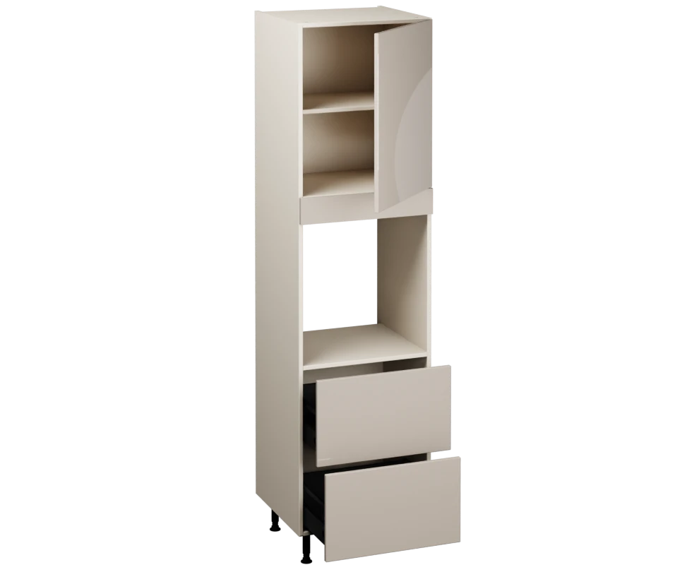 Single Oven Unit with Drawers (2150 x 600)