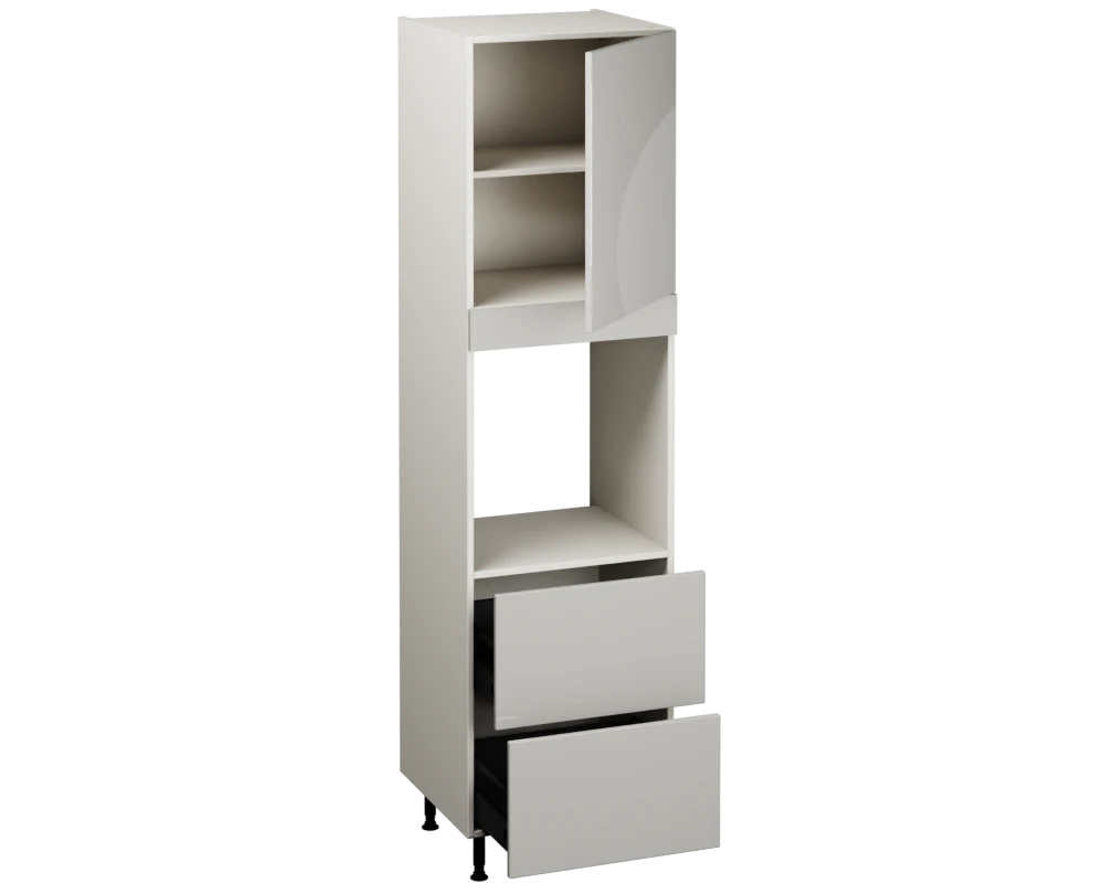 Single Oven Unit with Drawers (2150 x 600)