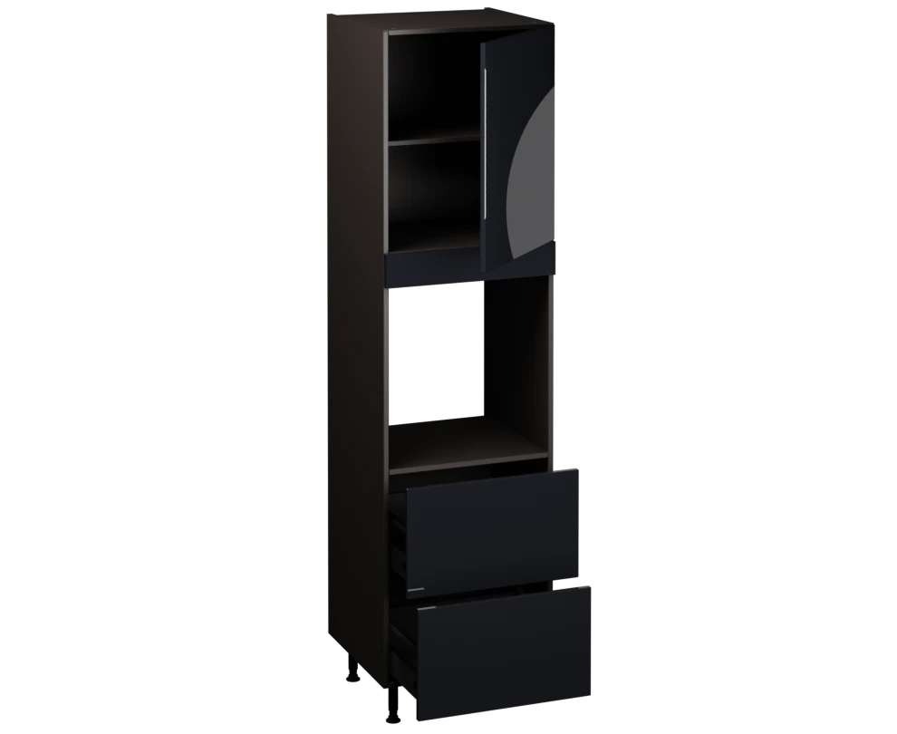 Single Oven Unit with Drawers (2150 x 600)