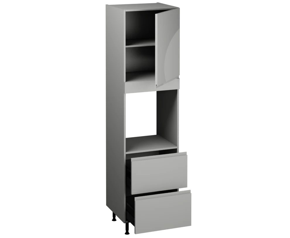 Single Oven Unit with Drawers (2150 x 600)