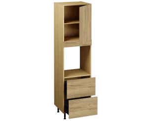 Single Oven Unit with Drawers (2150 x 600)