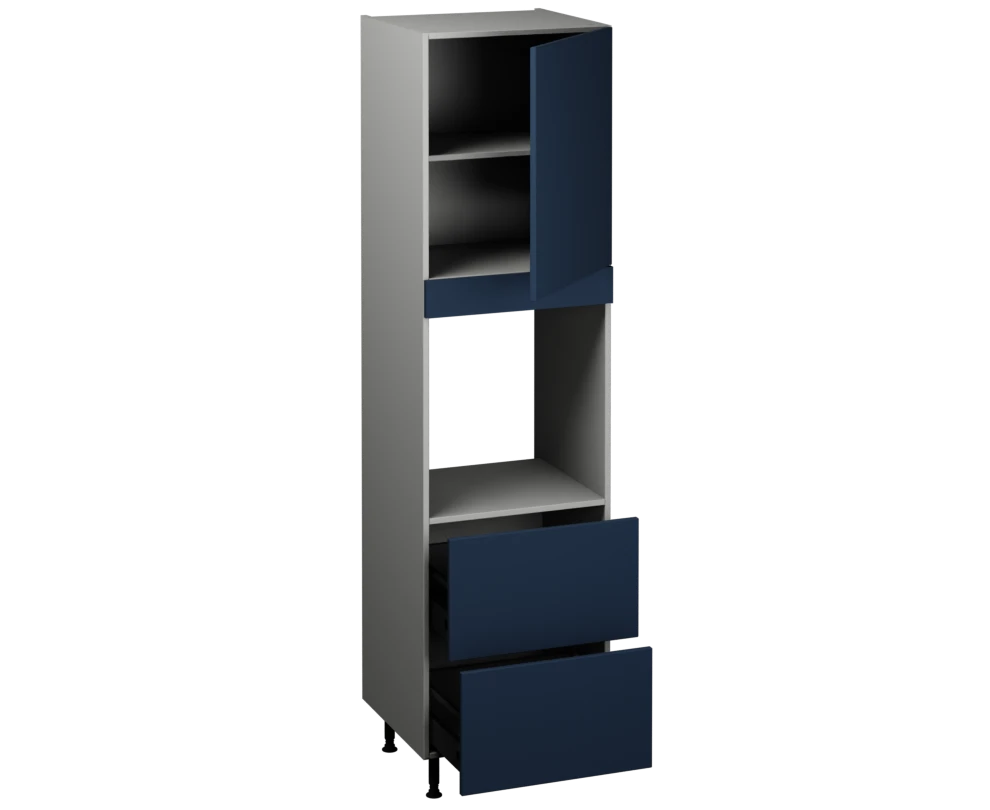 Single Oven Unit with Drawers (2150 x 600)