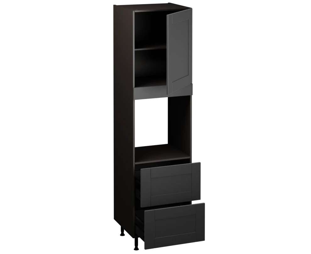 Single Oven Unit with Drawers (2150 x 600)