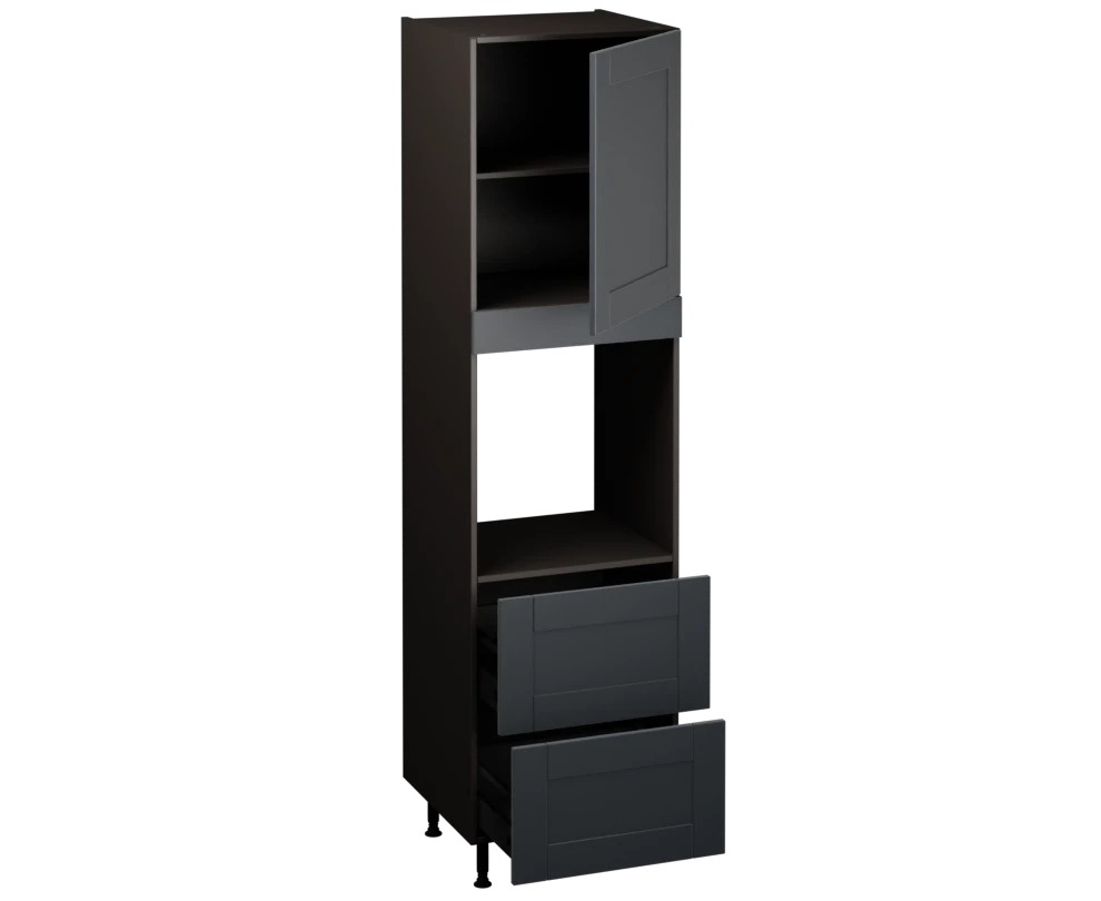 Single Oven Unit with Drawers (2150 x 600)