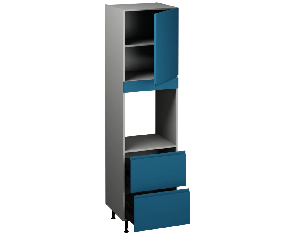 Single Oven Unit with Drawers (2150 x 600)